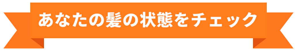 あなたの髪の状態をチェック