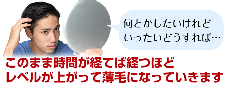 メンズ発毛なんとかしたい