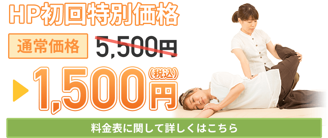 HP初回特別料金2980円（税込）